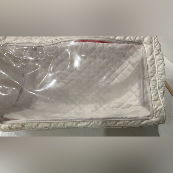 SANRIO Smiles Hello Kitty Red White Cherry Bag Soft Clear Vinyl Screen RARE - Picture 6 of 7